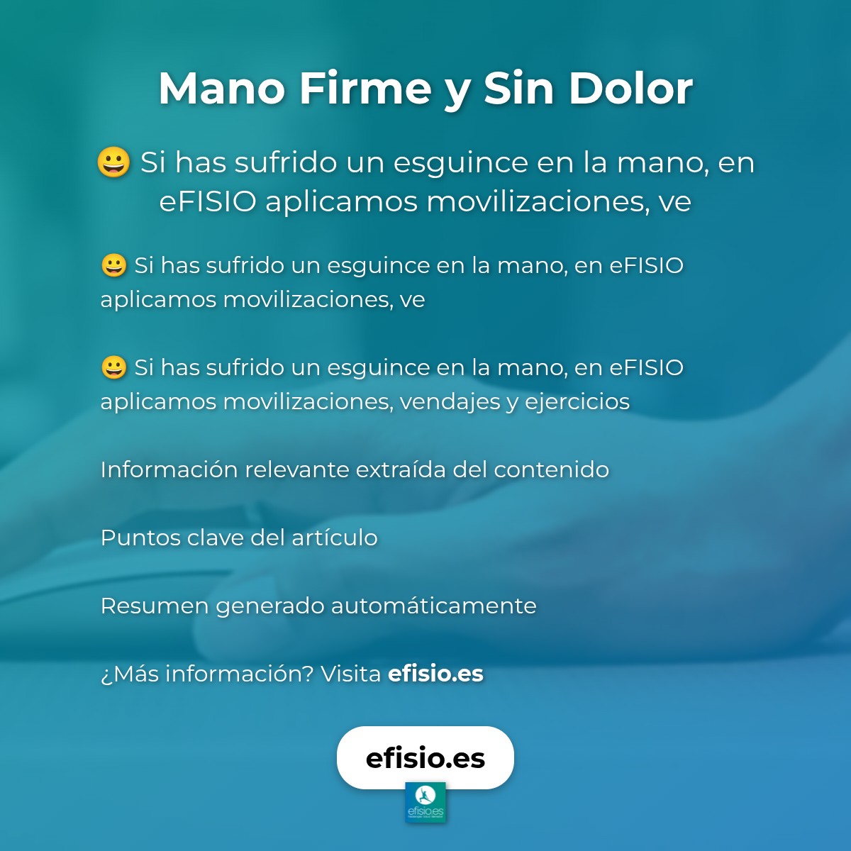 Mano Firme y Sin Dolor