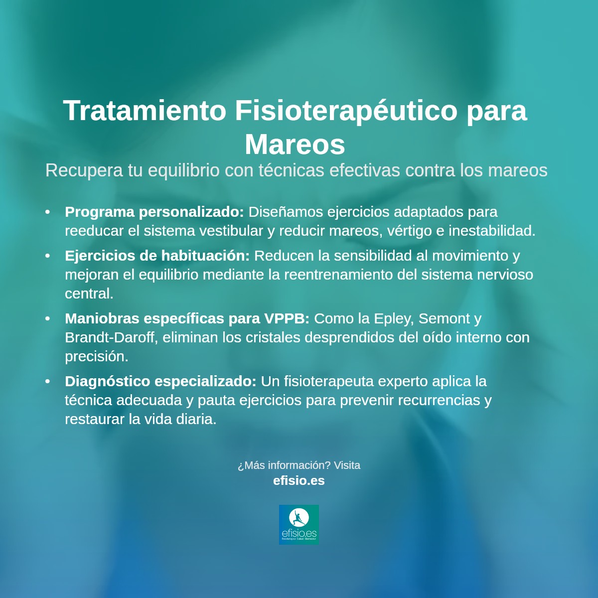 Imagen resumen sobre Mareos