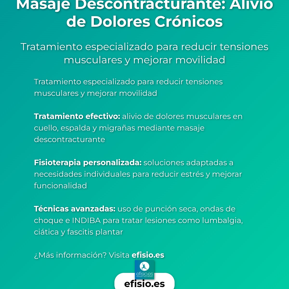 Imagen resumen sobre Masaje Descontracturante: Éxito en Dolores Crónicos