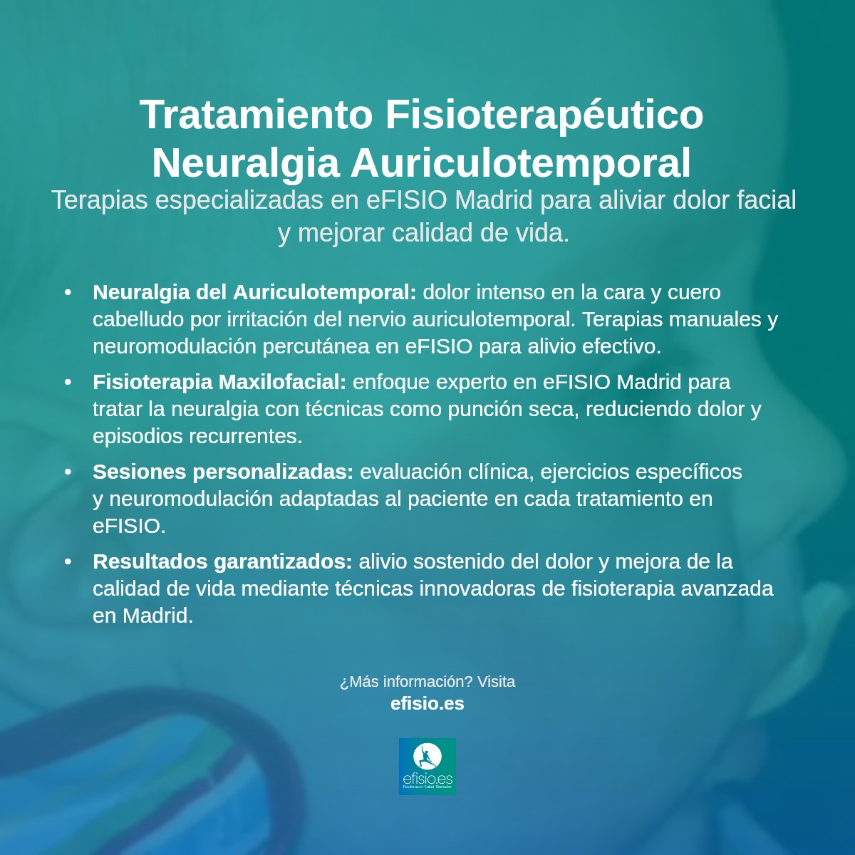 Imagen resumen sobre Neuralgia del Auriculotemporal