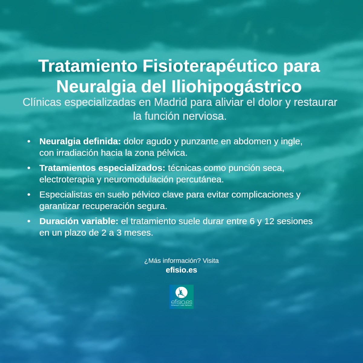 Imagen resumen sobre Neuralgia del Iliohipogástrico