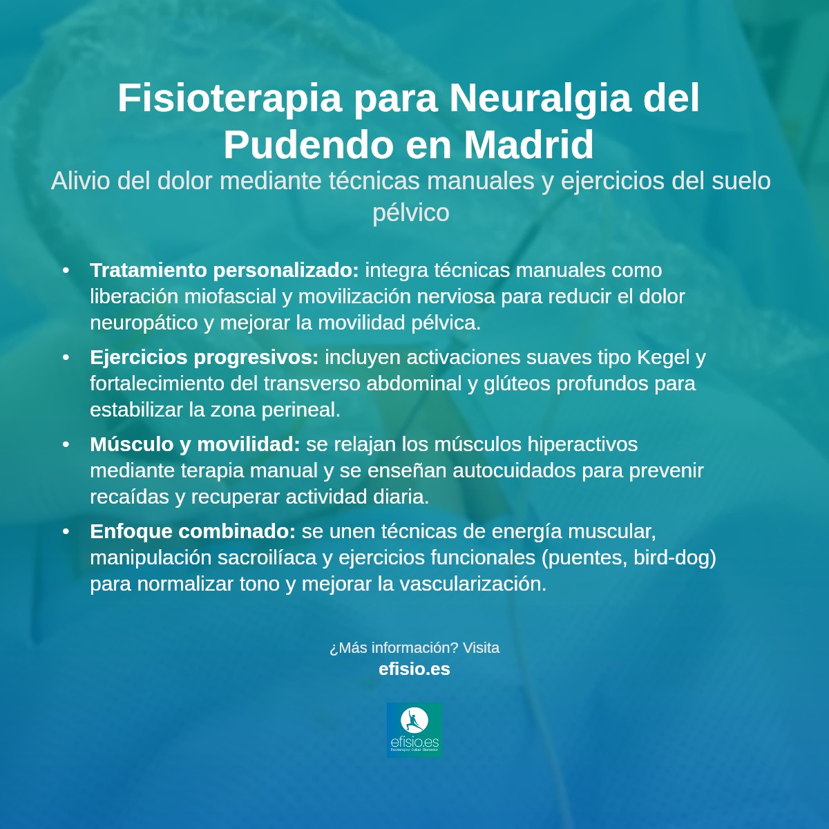 Imagen resumen sobre Neuralgia del Pudendo