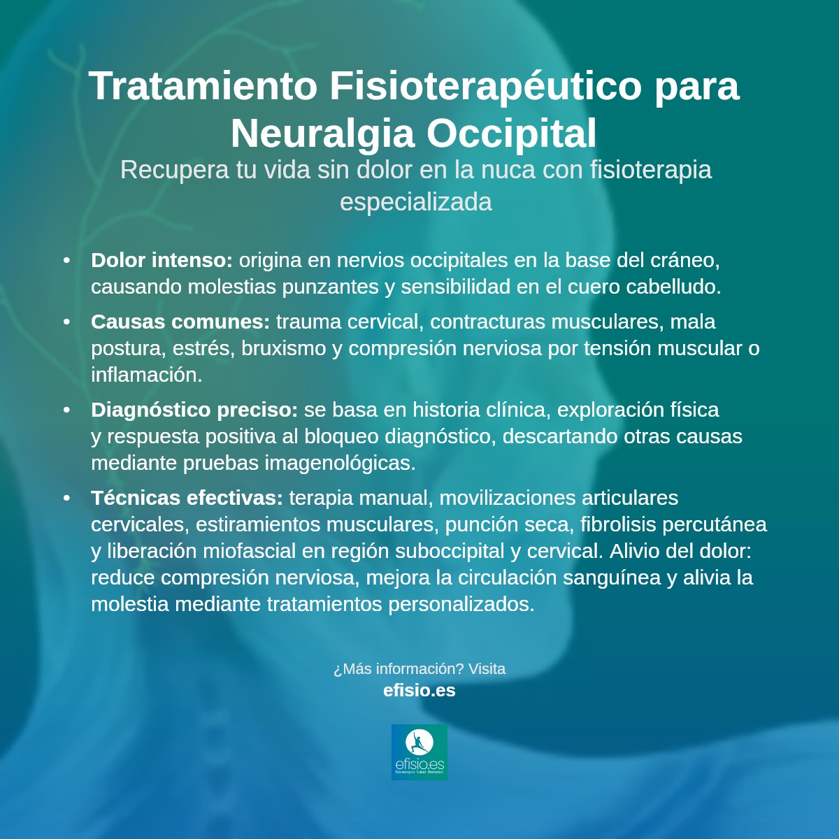 Imagen resumen sobre Neuralgia Occipital