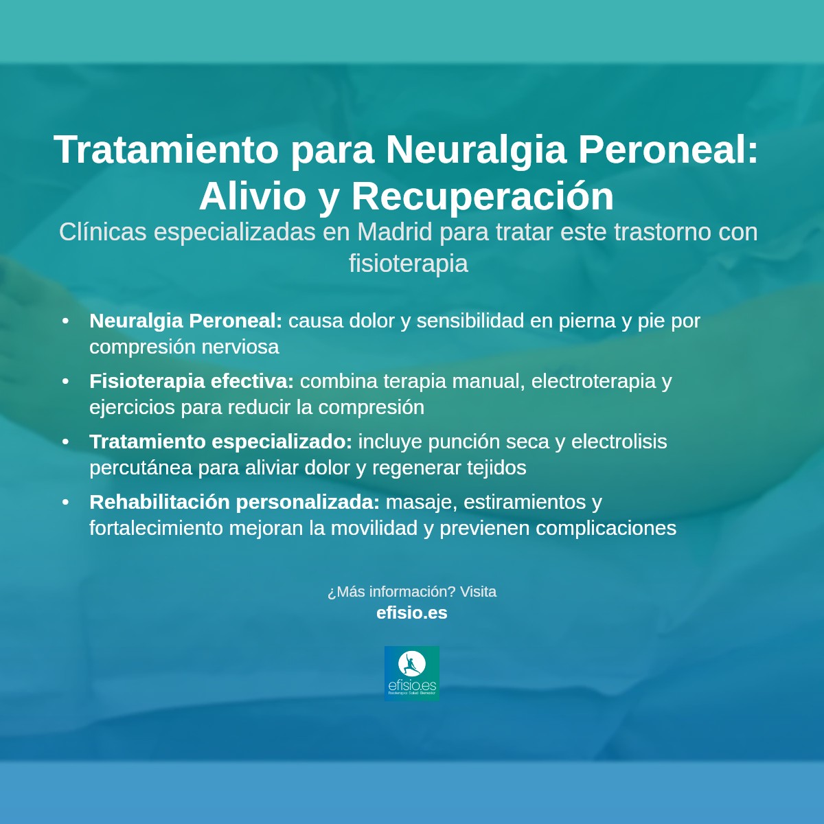 Imagen resumen sobre Neuralgia Peroneal