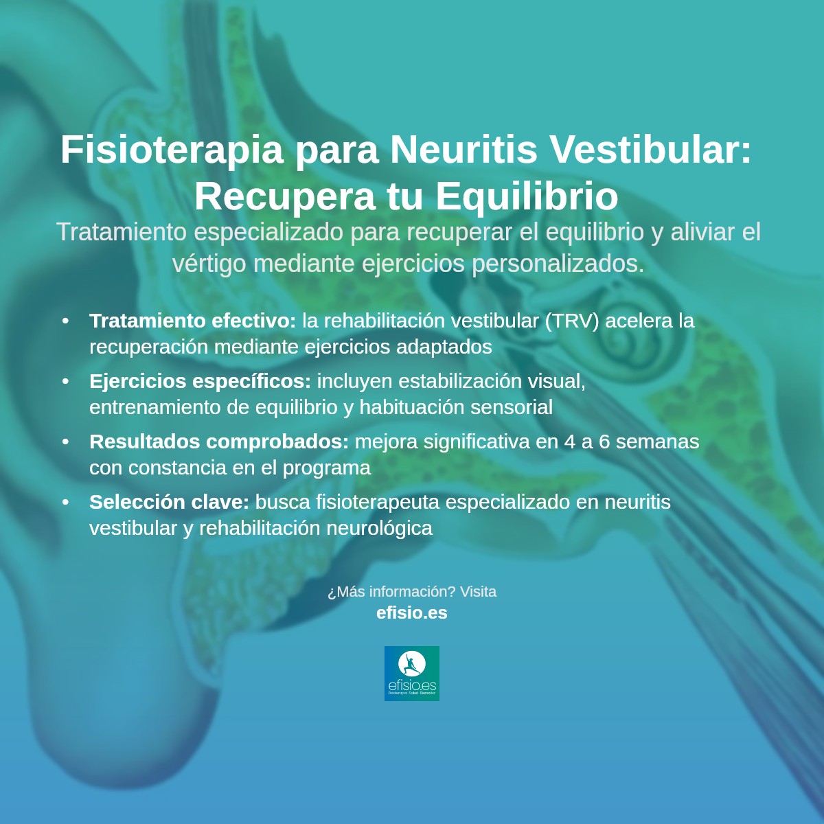 Imagen resumen sobre Neuritis Vestibular