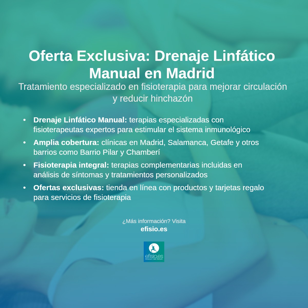 Imagen resumen sobre Oferta Drenaje Linfatico Manual en Madrid