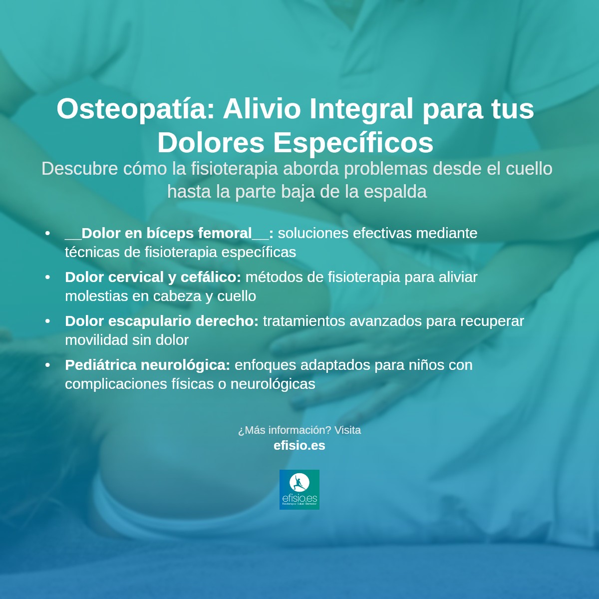 Imagen resumen sobre Osteopatía