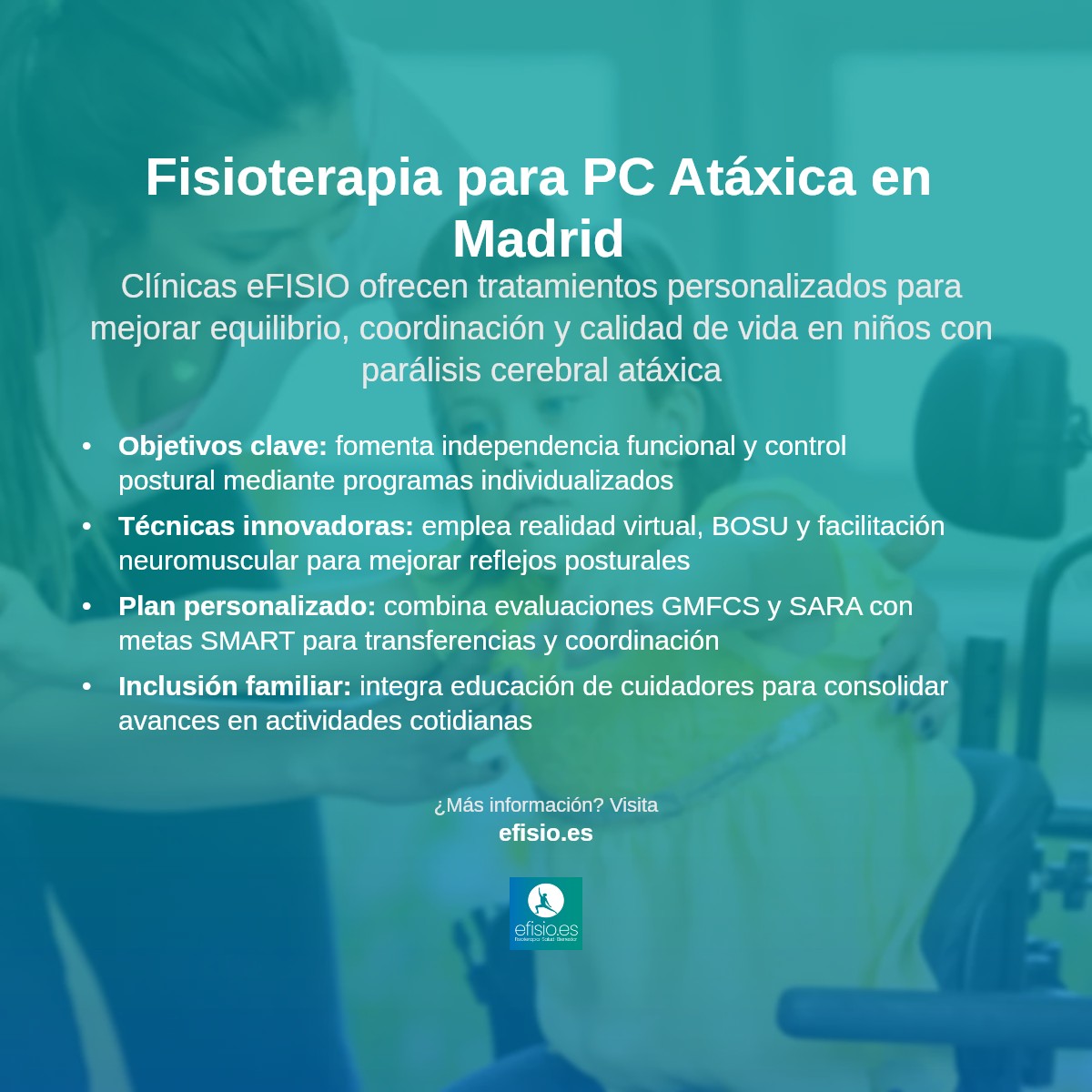 Imagen resumen sobre Parálisis cerebral atáxica