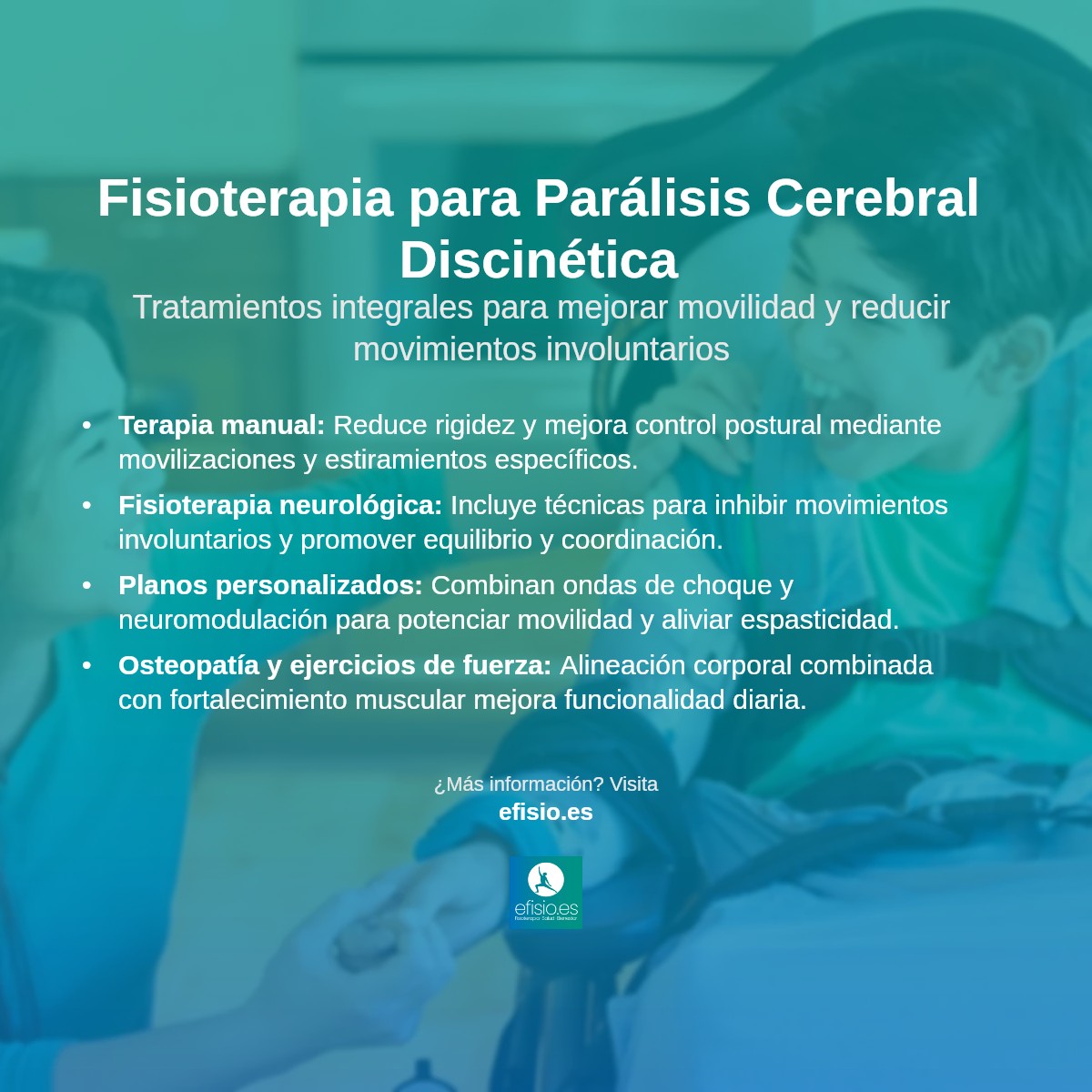 Imagen resumen sobre Parálisis cerebral discinética