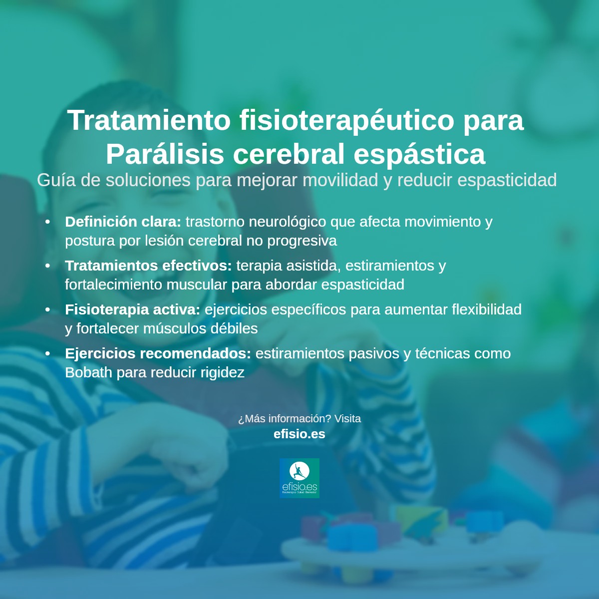 Imagen resumen sobre Parálisis cerebral espástica