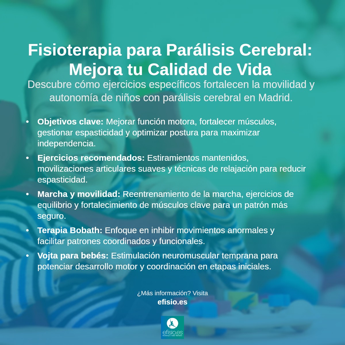 Imagen resumen sobre Parálisis Cerebral