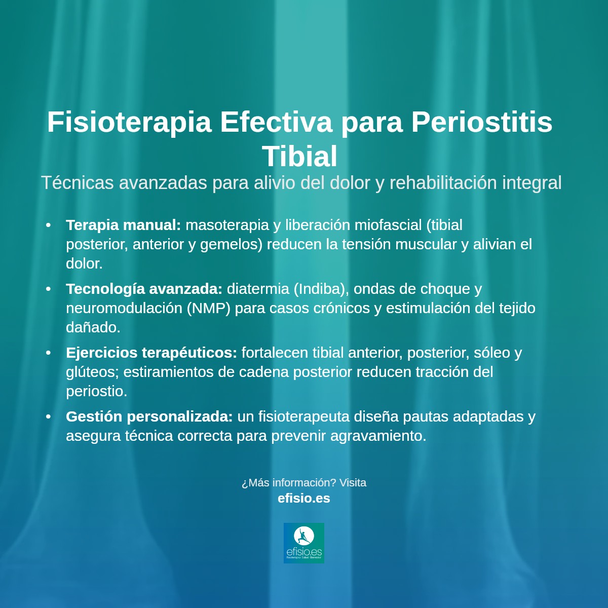Imagen resumen sobre Periostitis Tibial