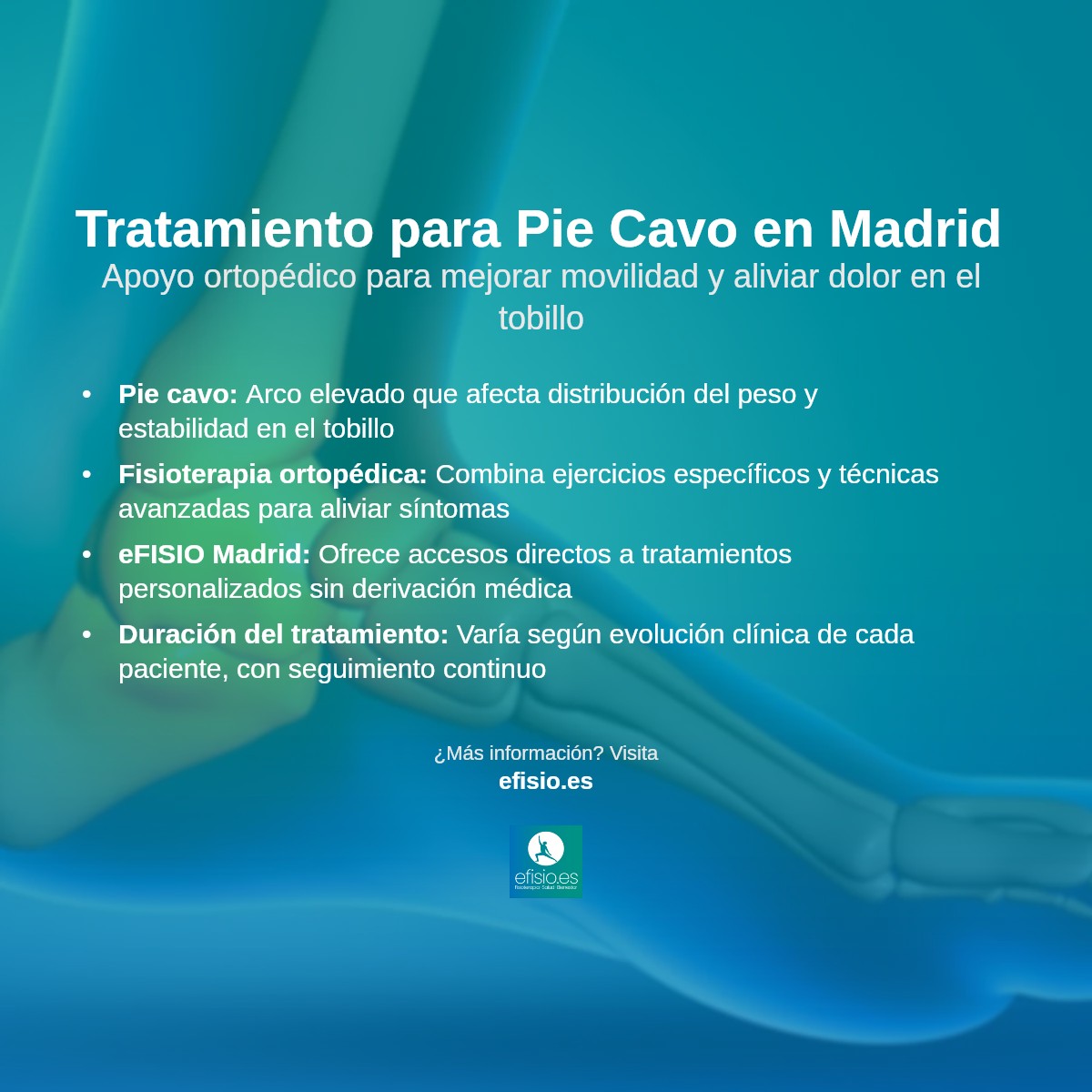 Imagen resumen sobre Pie Cavo (Afectando la Función del Tobillo)