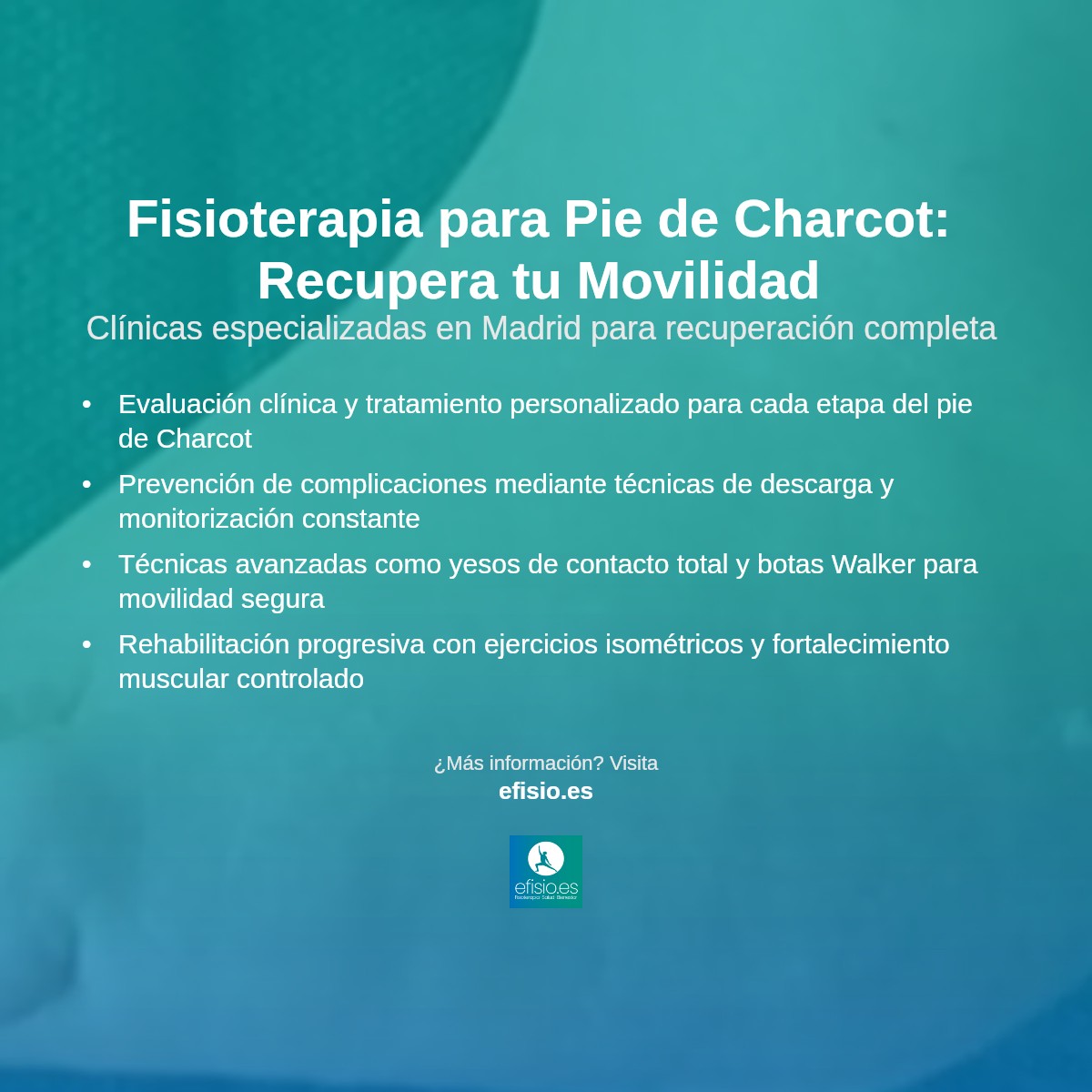 Imagen resumen sobre Pie de Charcot