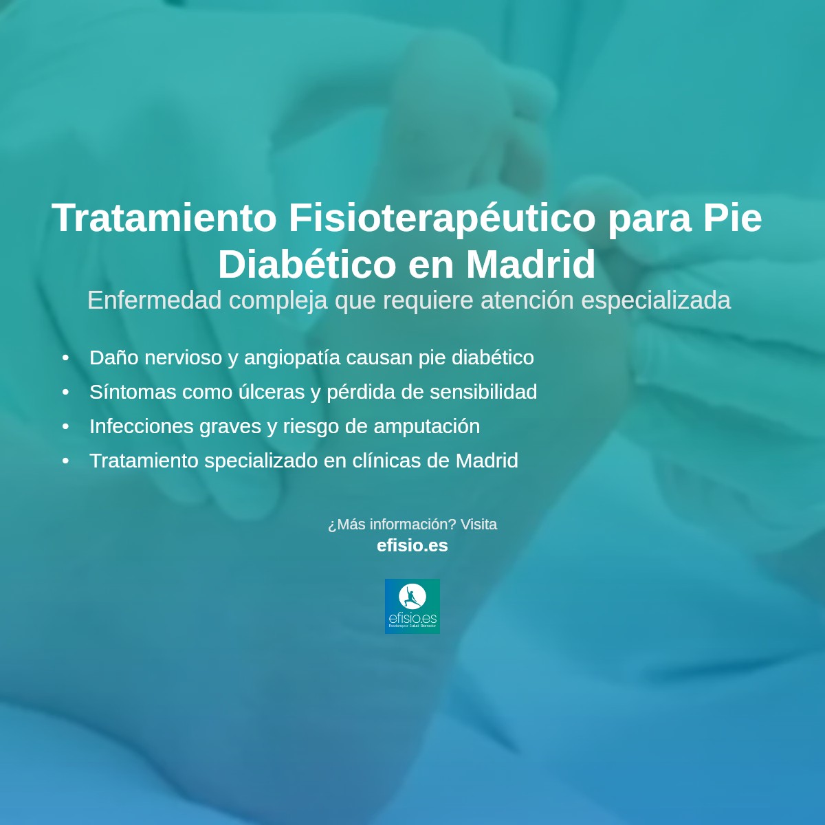 Imagen resumen sobre Pie Diabético (complicaciones)