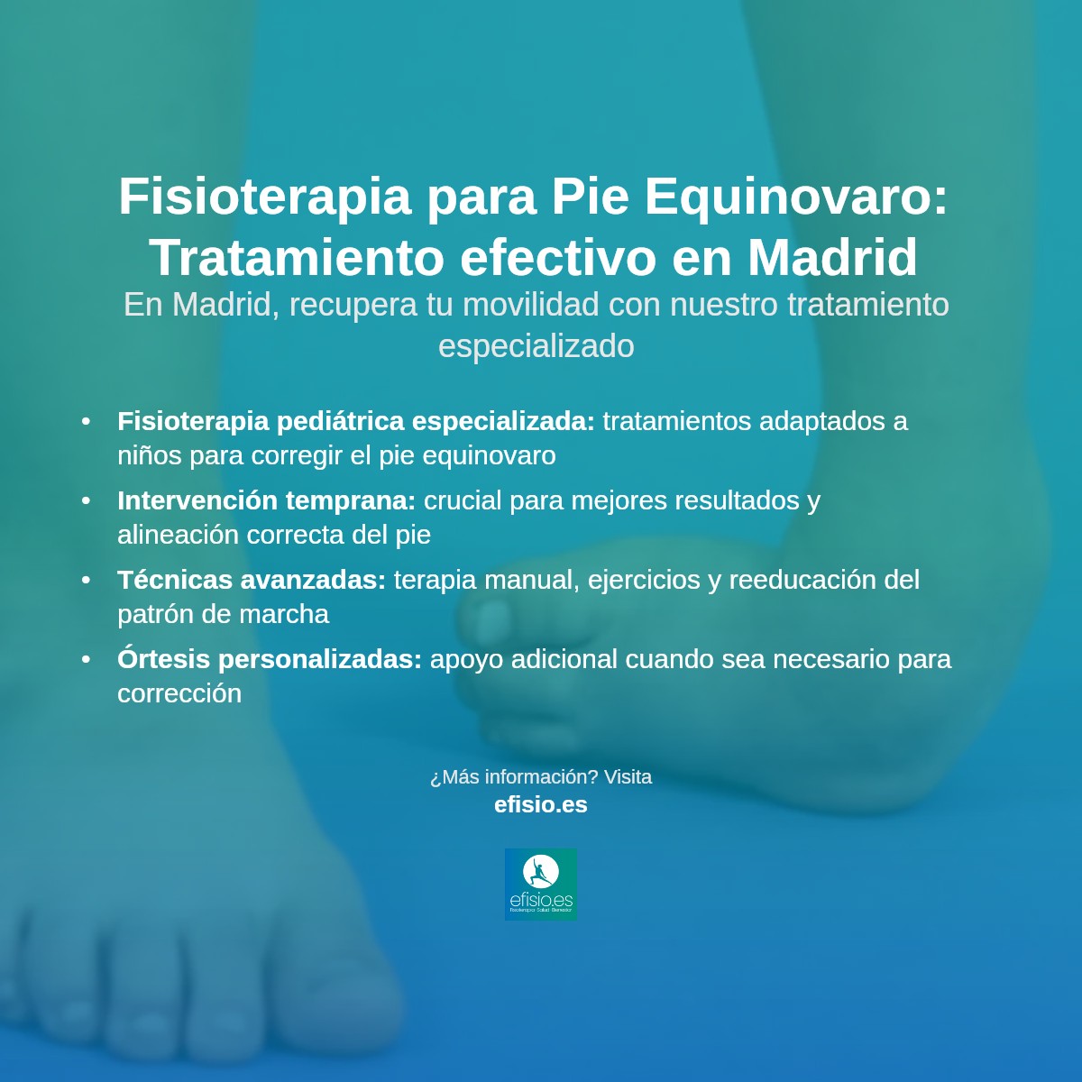 Imagen resumen sobre Pie Equinovaro (pie zambo)