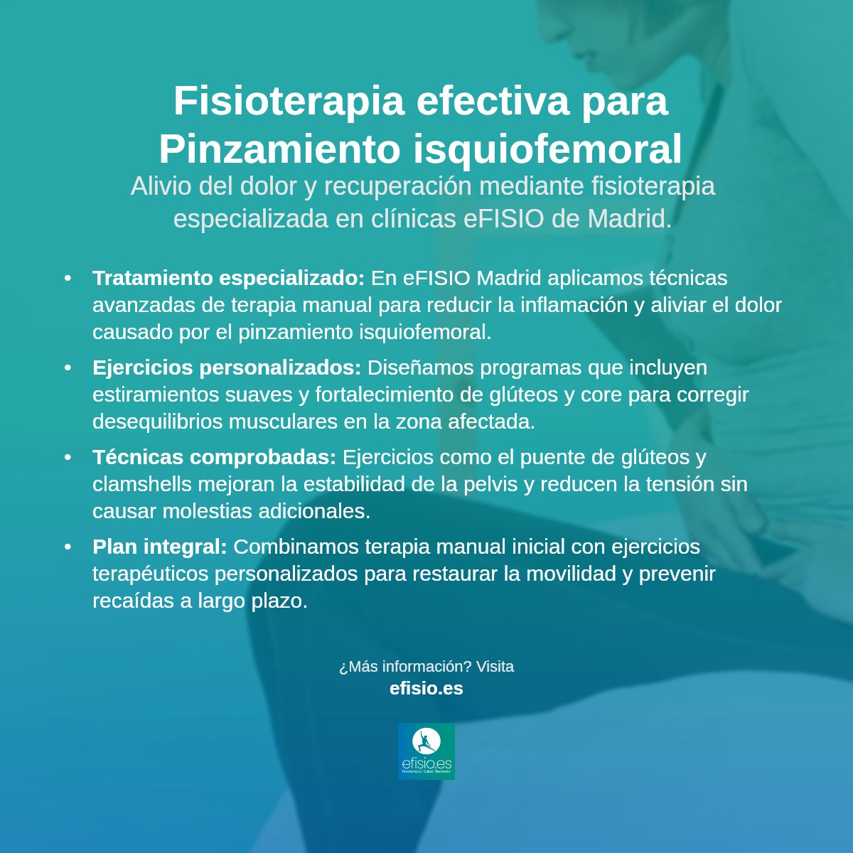 Imagen resumen sobre Pinzamiento isquiofemoral