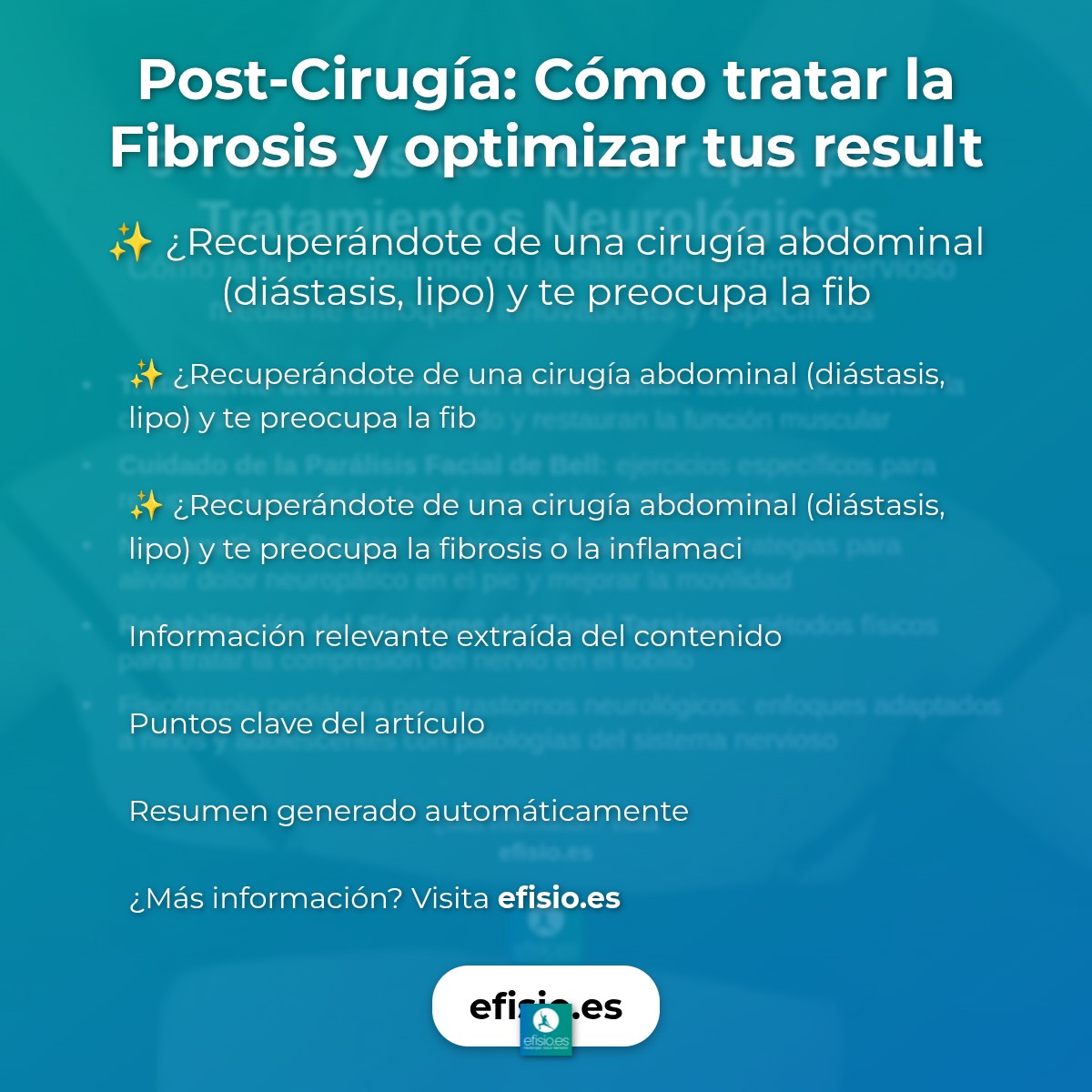 Post-Cirugía: Cómo tratar la Fibrosis y optimizar tus resultados.