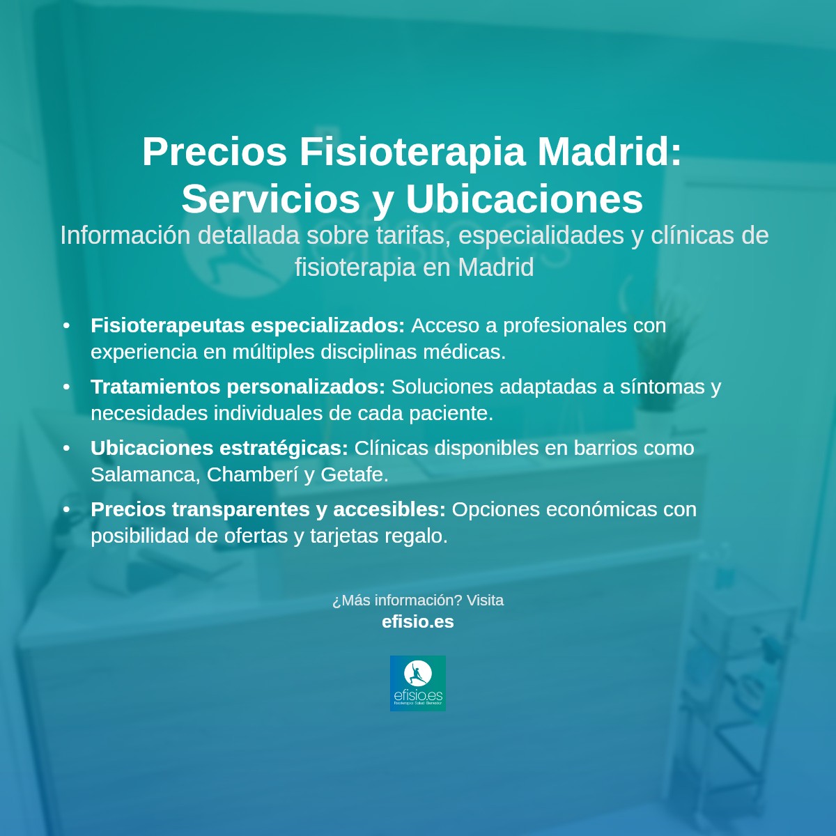 Imagen resumen sobre Precios Fisioterapia Madrid