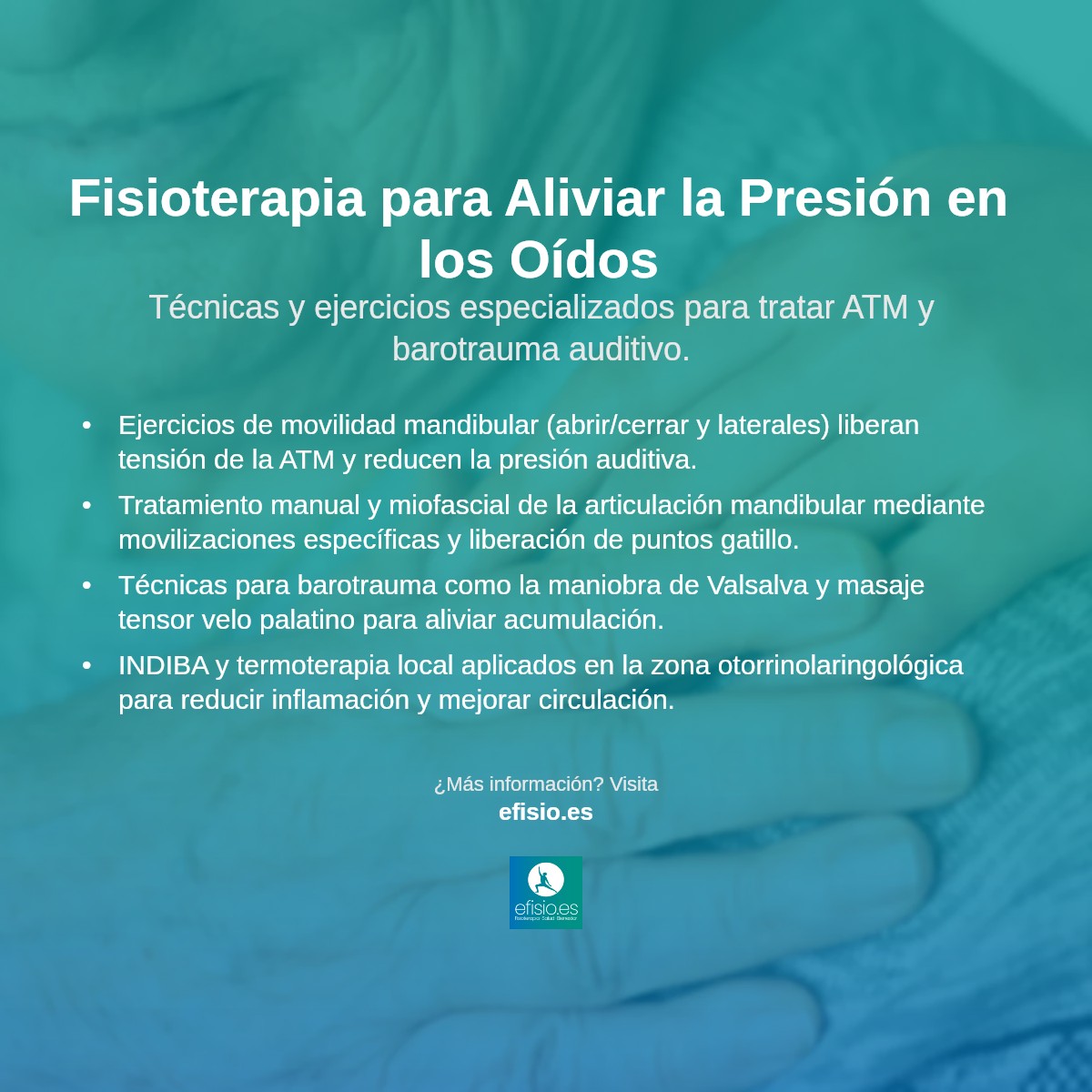 Imagen resumen sobre Presión en los Oídos