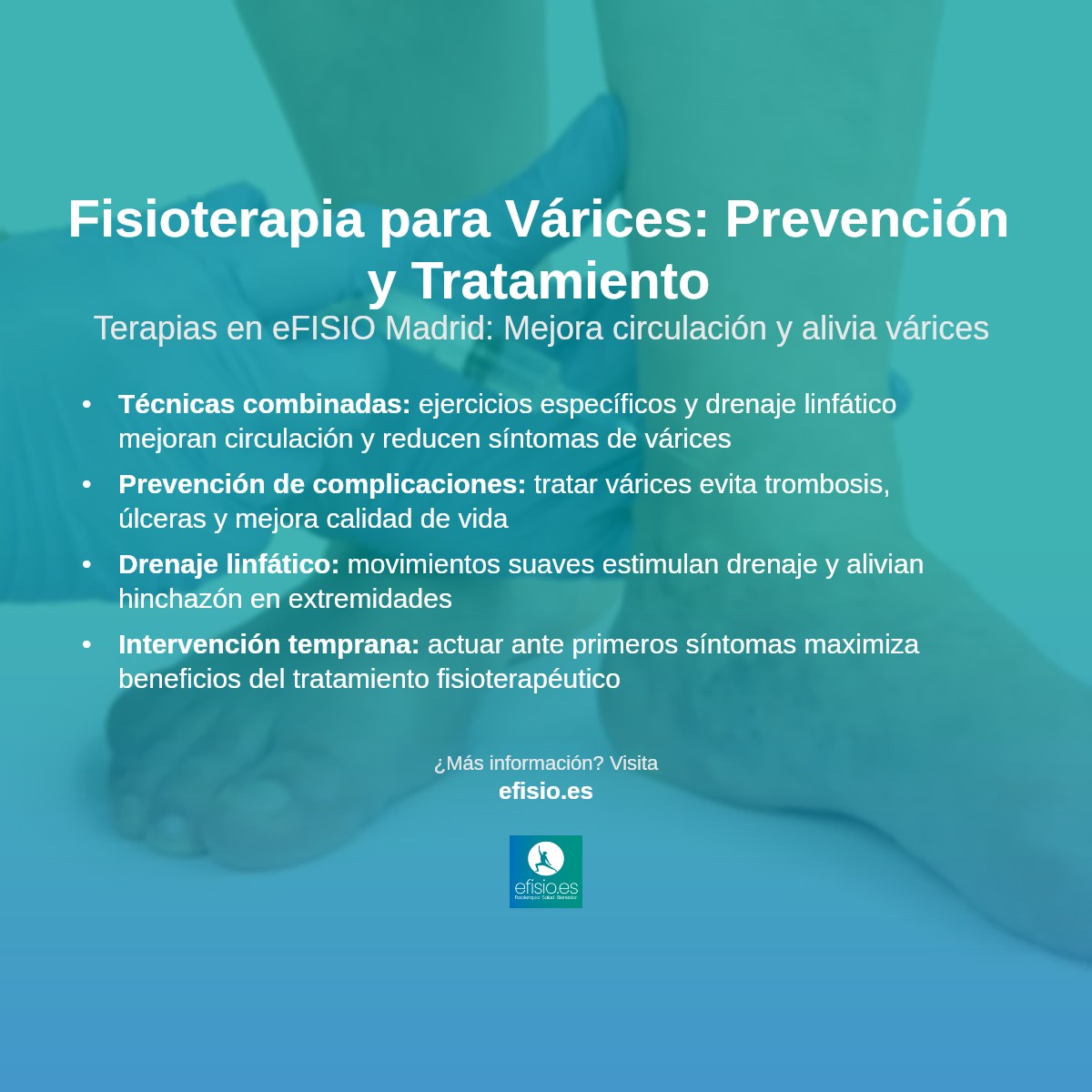 Imagen resumen sobre Prevención y Tratamiento de Várices