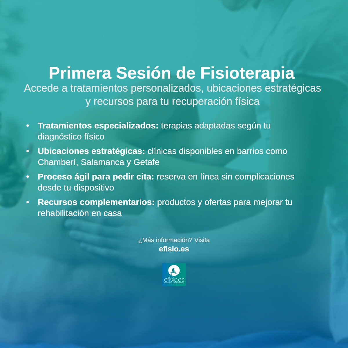 Imagen resumen sobre Primera Sesión Fisioterapia