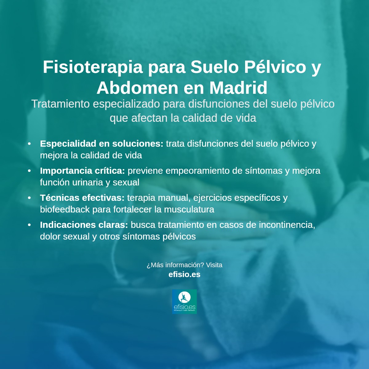 Imagen resumen sobre Problemas de Suelo Pélvico que Afectan el Abdomen