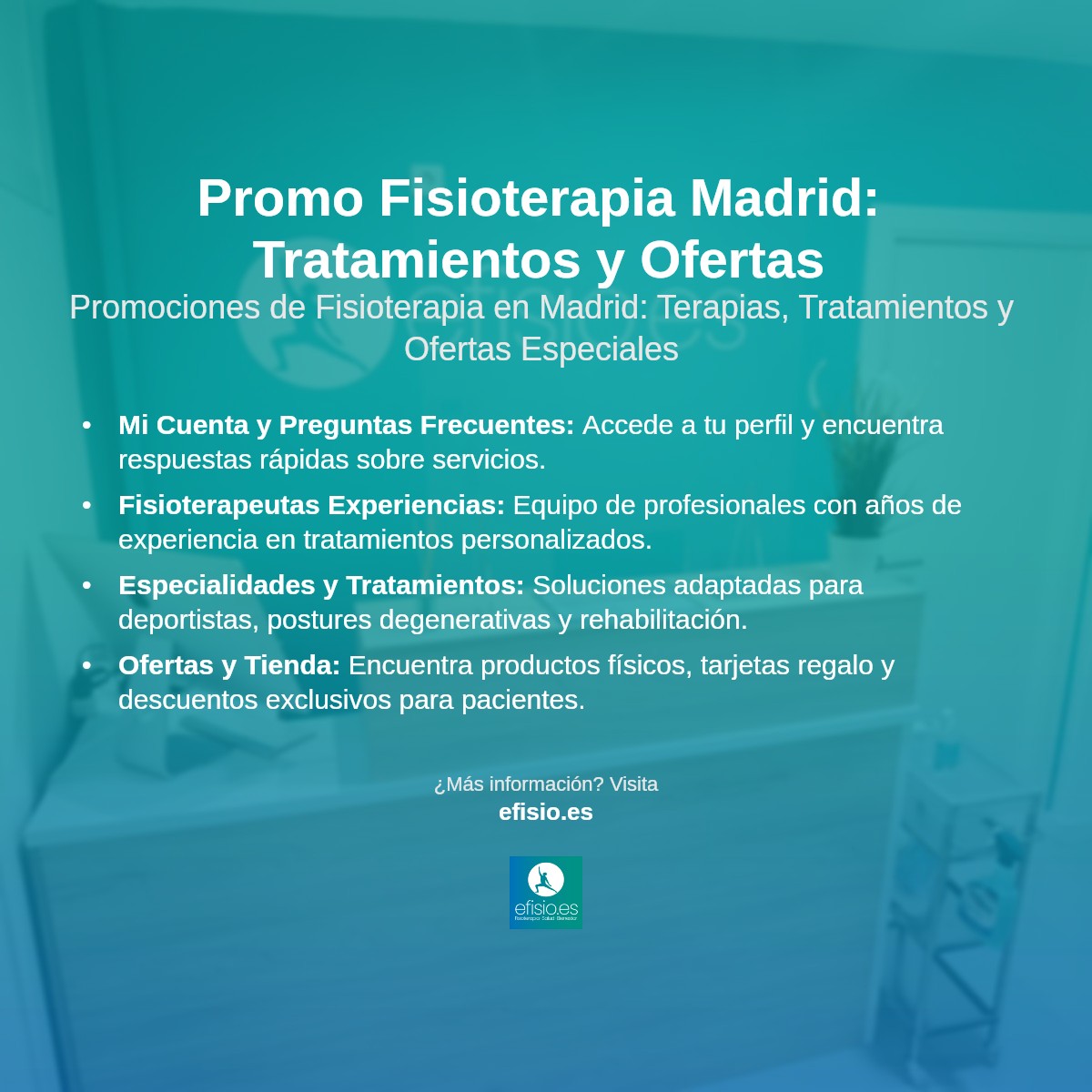 Imagen resumen sobre Promo Fisioterapia Madrid