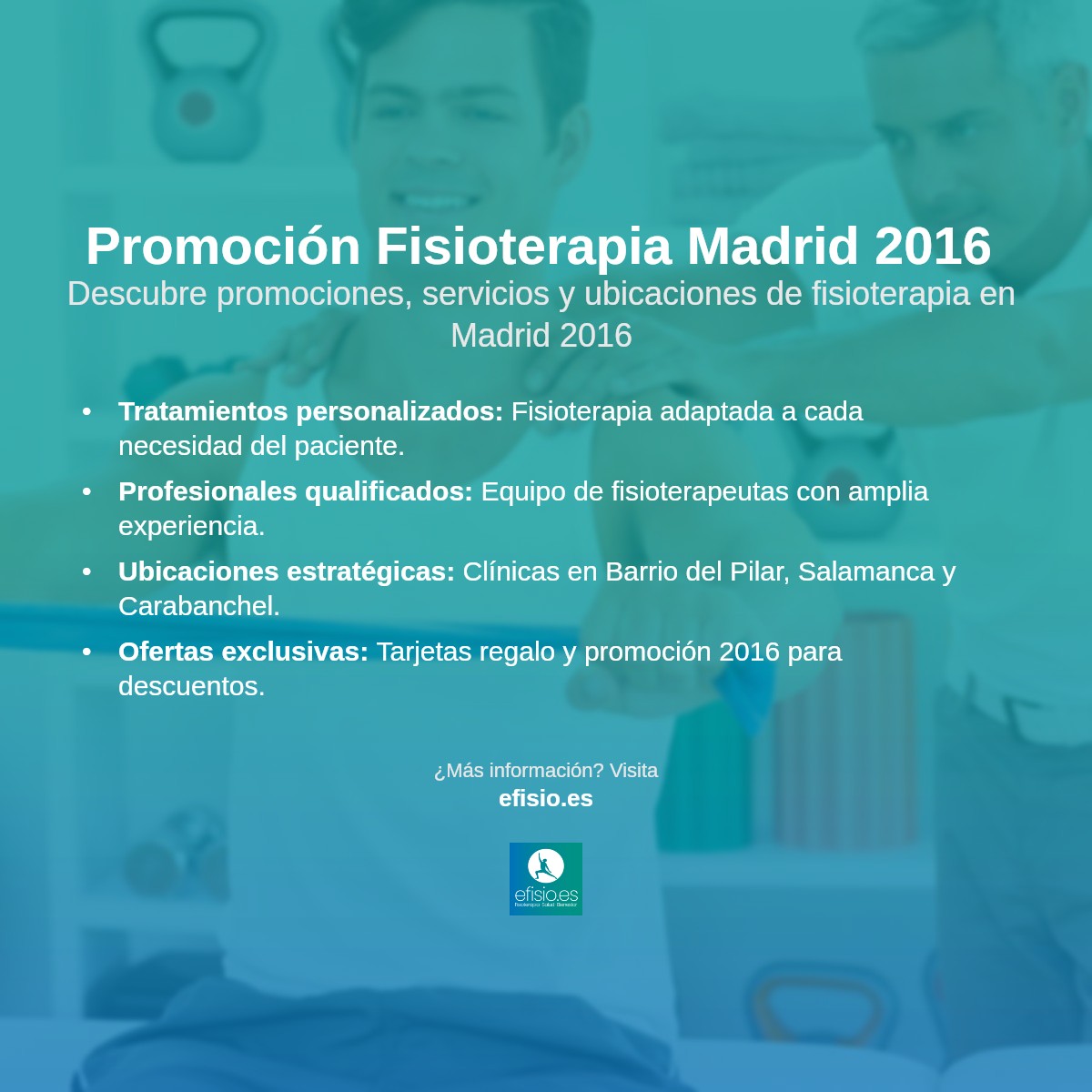 Imagen resumen sobre Promoción Fisioterapia Madrid 2016