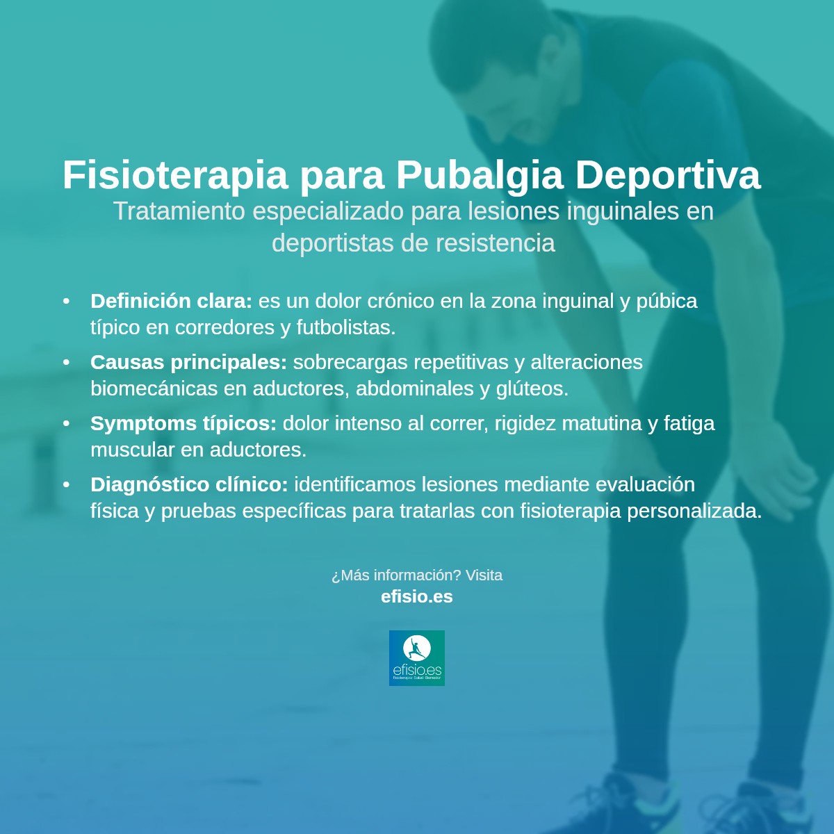Imagen resumen sobre Pubalgia Deportiva