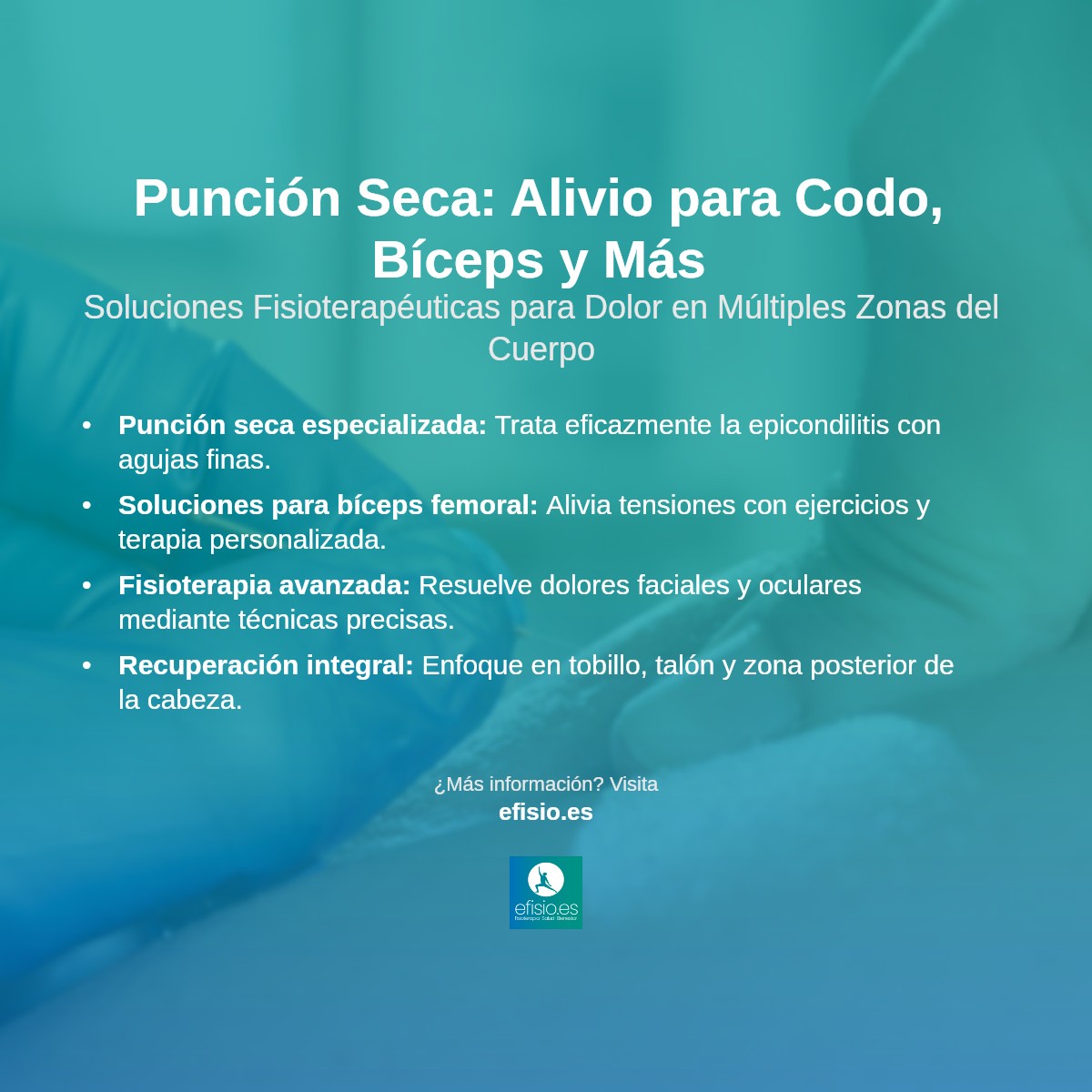 Imagen resumen sobre Punción seca para la epicondilitis