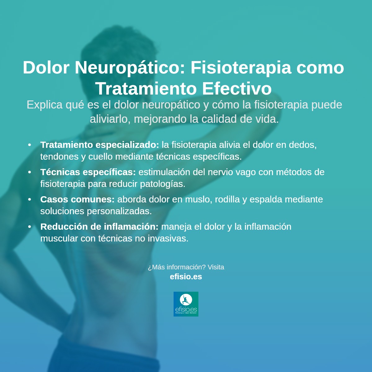 Imagen resumen sobre ¿Qué es el dolor neuropático y como la fisioterapia puede ayudar?
