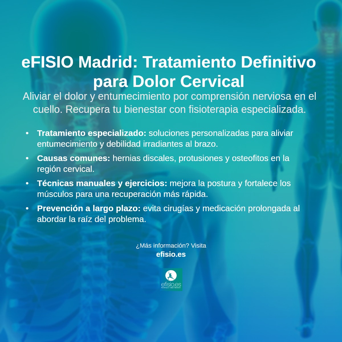 Imagen resumen sobre Radiculopatía Cervical