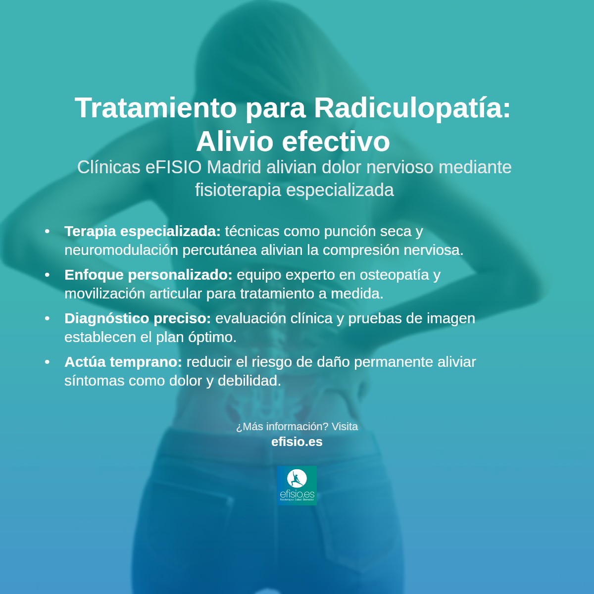Imagen resumen sobre Radiculopatía (Compresión Nerviosa)