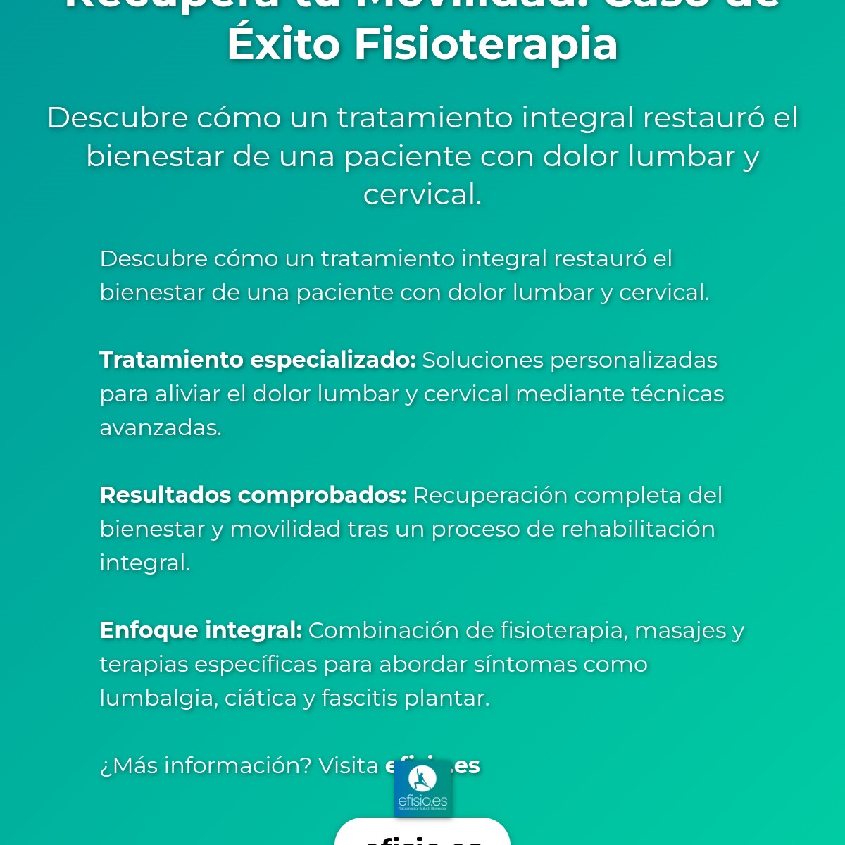 Imagen resumen sobre Recupera tu Movilidad: Caso de Éxito Fisioterapia