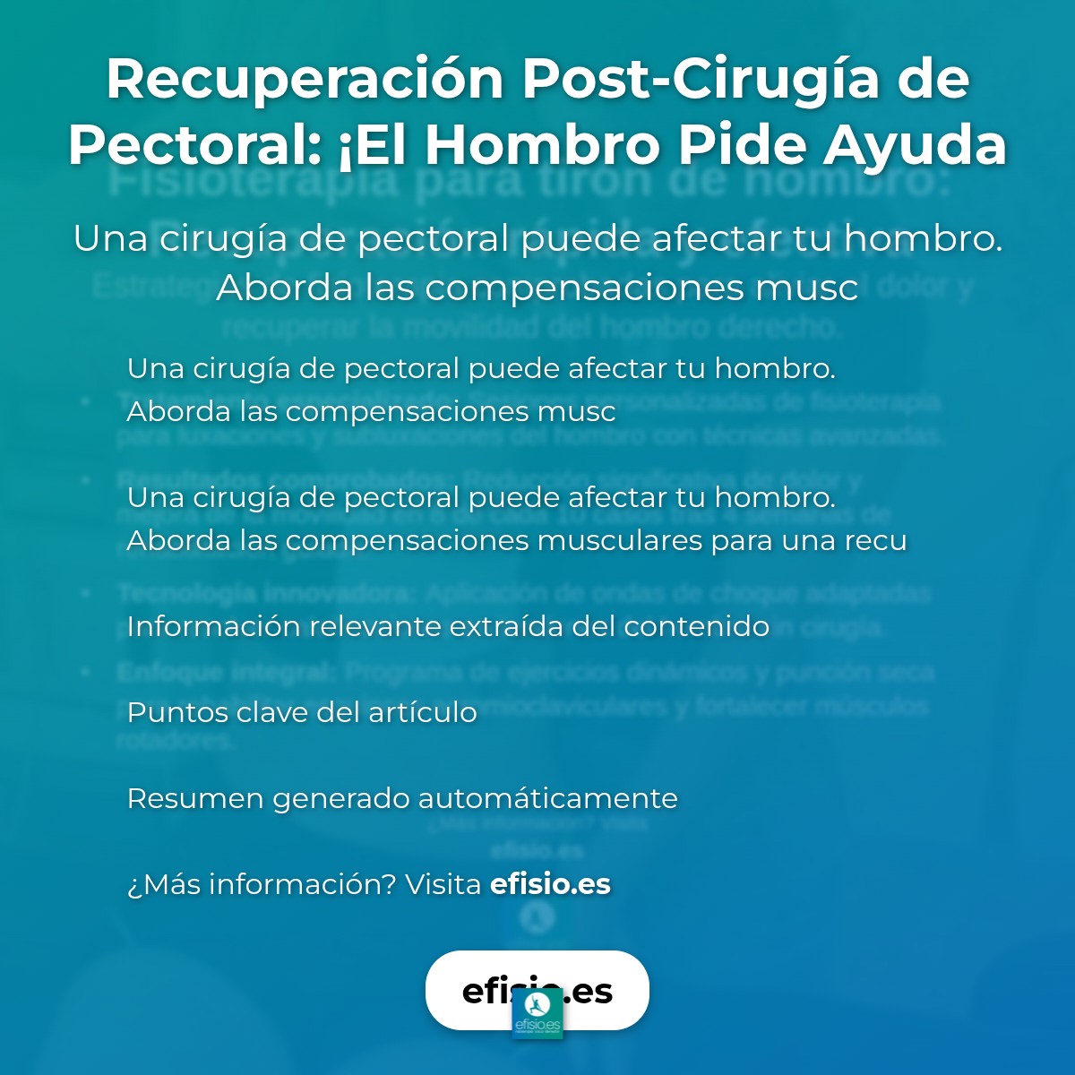Recuperación Post-Cirugía de Pectoral: ¡El Hombro Pide Ayuda!