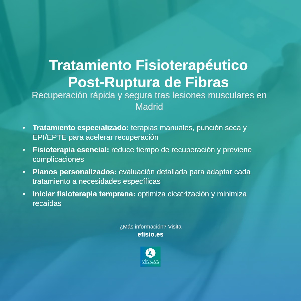 Imagen resumen sobre Recuperación post-ruptura de fibras