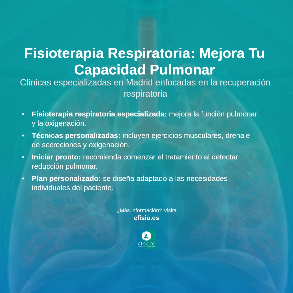 Imagen resumen sobre Reducción de la Capacidad Pulmonar