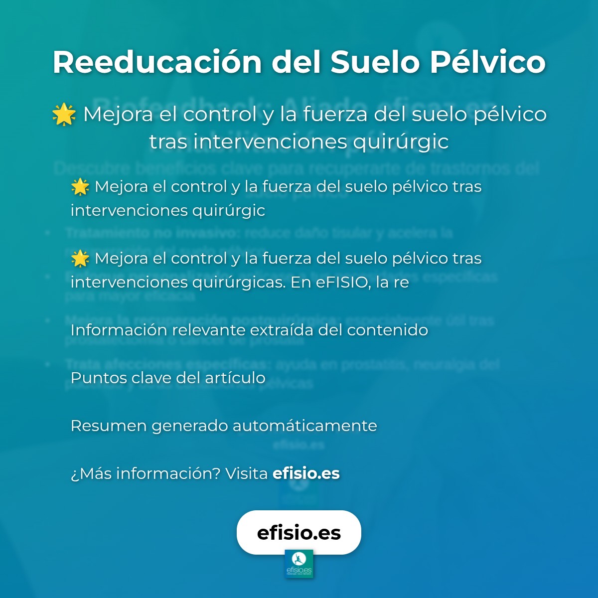 Reeducación del Suelo Pélvico