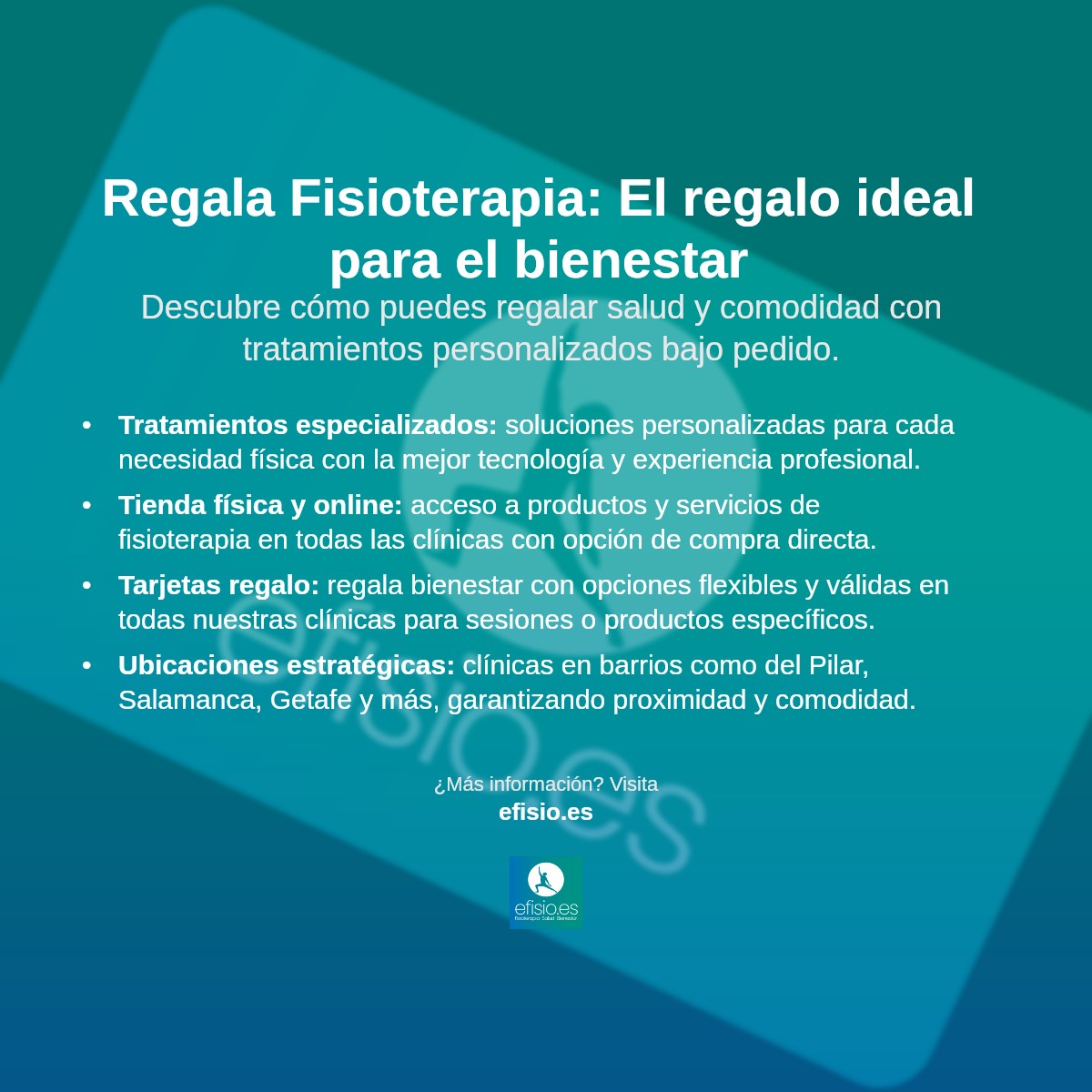 Imagen resumen sobre Regala Fisioterapia