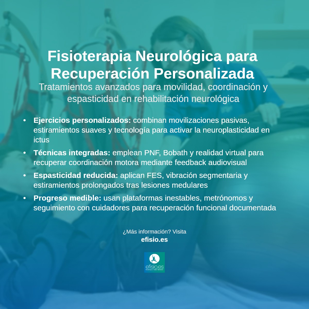 Imagen resumen sobre Rehabilitación neurológica