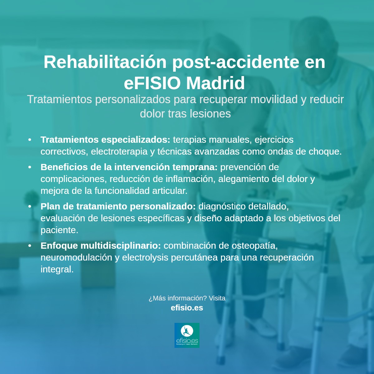 Imagen resumen sobre Rehabilitación post-accidente