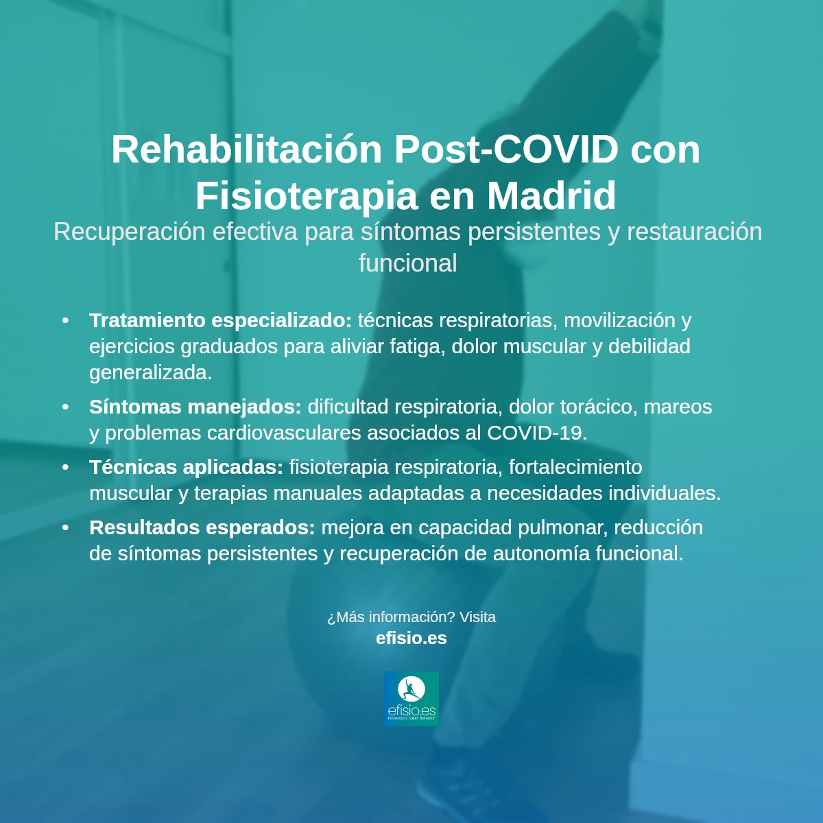 Imagen resumen sobre Rehabilitación post-COVID-19