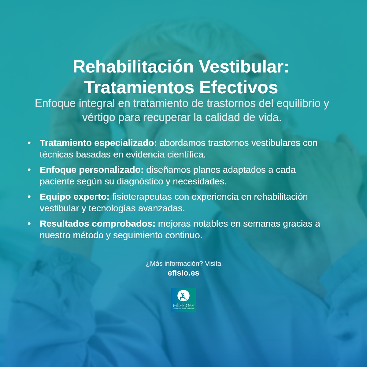Imagen resumen sobre Rehabilitación Vestibular