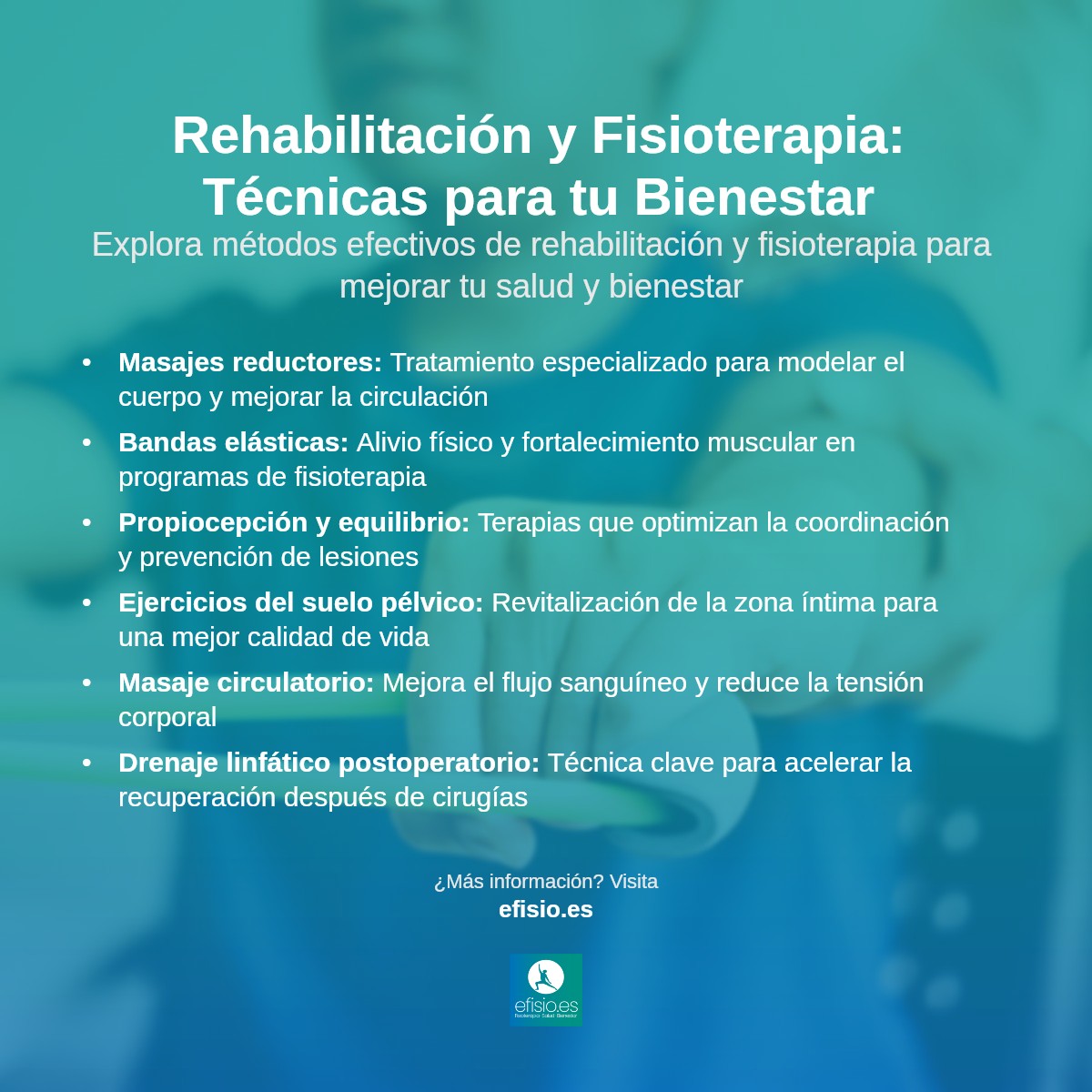Imagen resumen sobre Rehabilitación y Fisioterapia