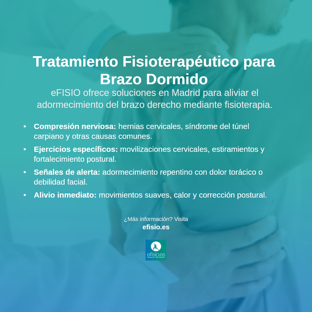 Imagen resumen sobre Se me duerme el brazo derecho