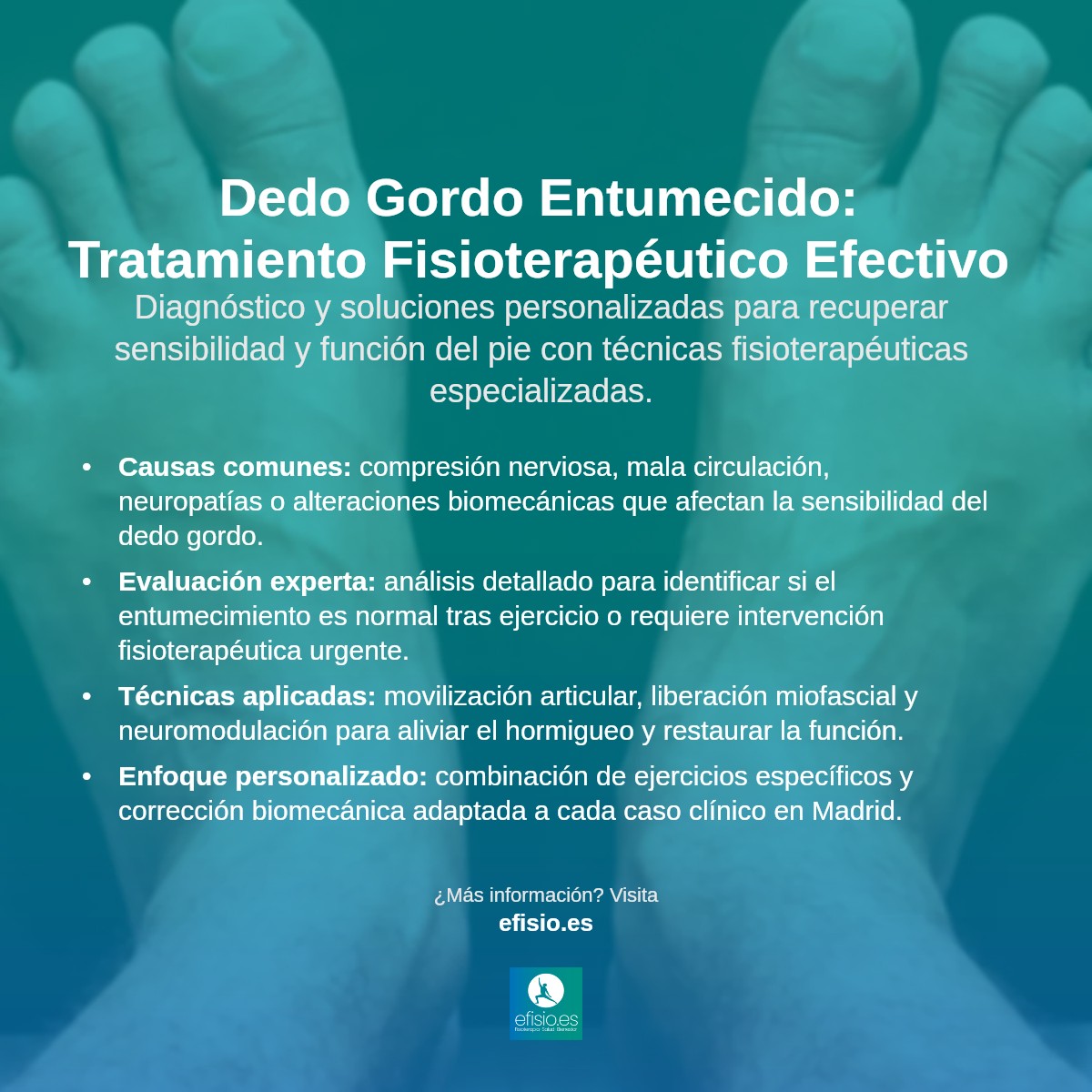 Imagen resumen sobre Se me duerme el dedo gordo del pie
