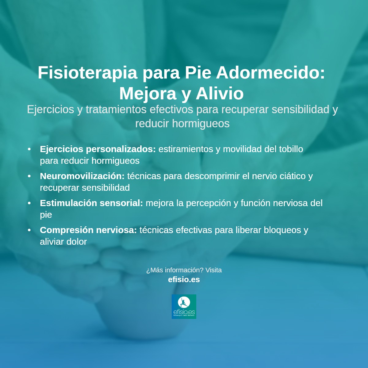 Imagen resumen sobre Se me duerme el pie izquierdo