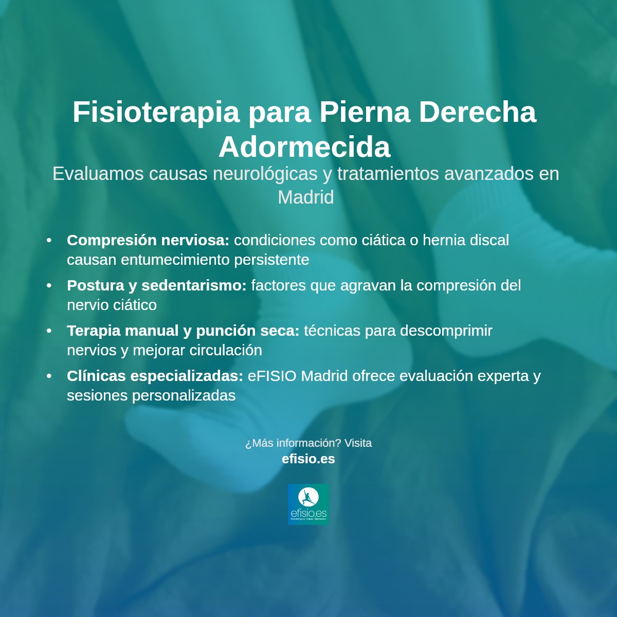 Imagen resumen sobre Se me duerme la pierna derecha