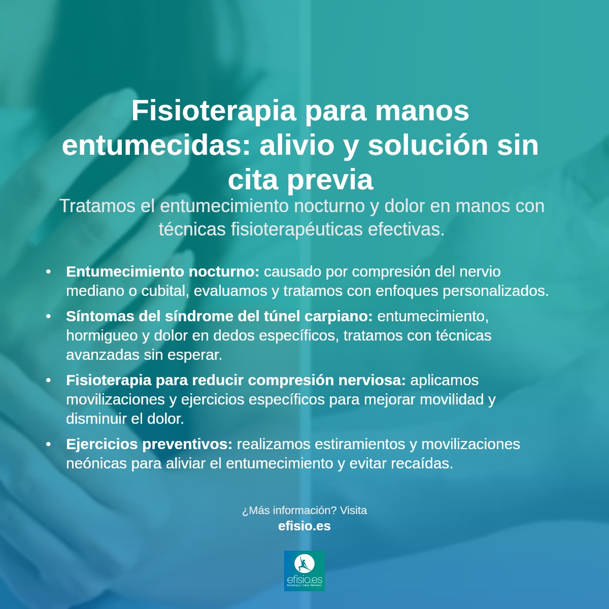 Imagen resumen sobre Se me duermen las manos